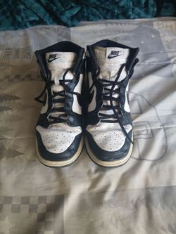 Nike Dunk High Black White Sneakers