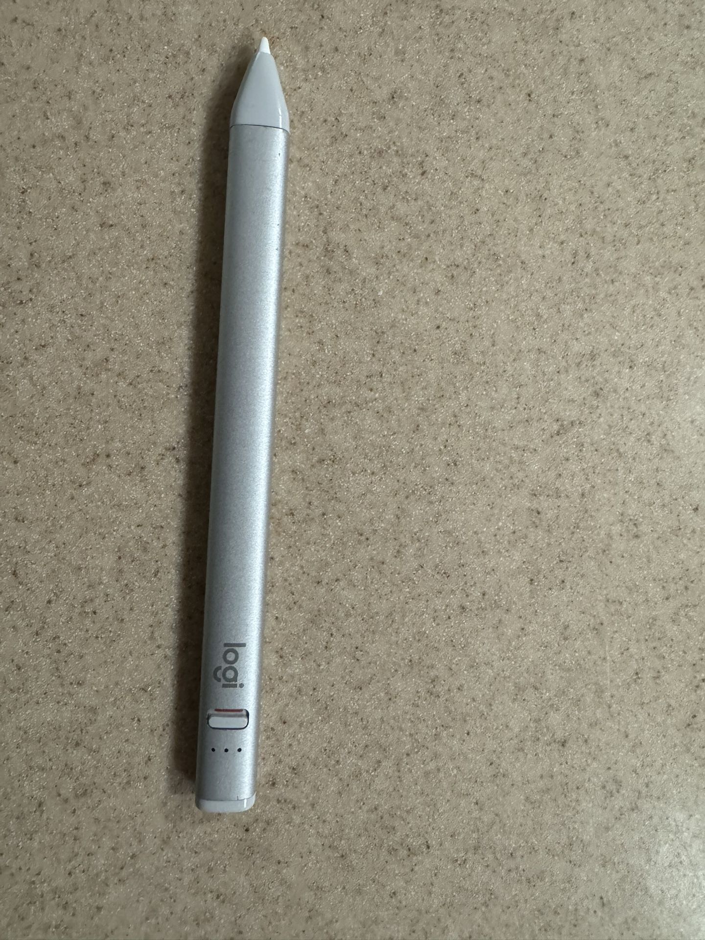 Logitech Crayon Digital Pencil for Select Apple iPad Tablets - USB C - Mid Gray