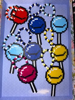 Lollipop PERLER Kandi bracelets festivals raves