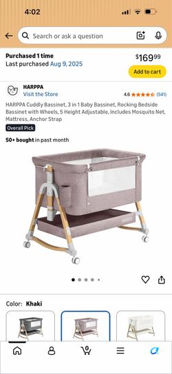 HARPPA Baby Bassinet