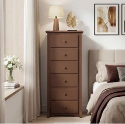 6 drawers tall storage dresser chest