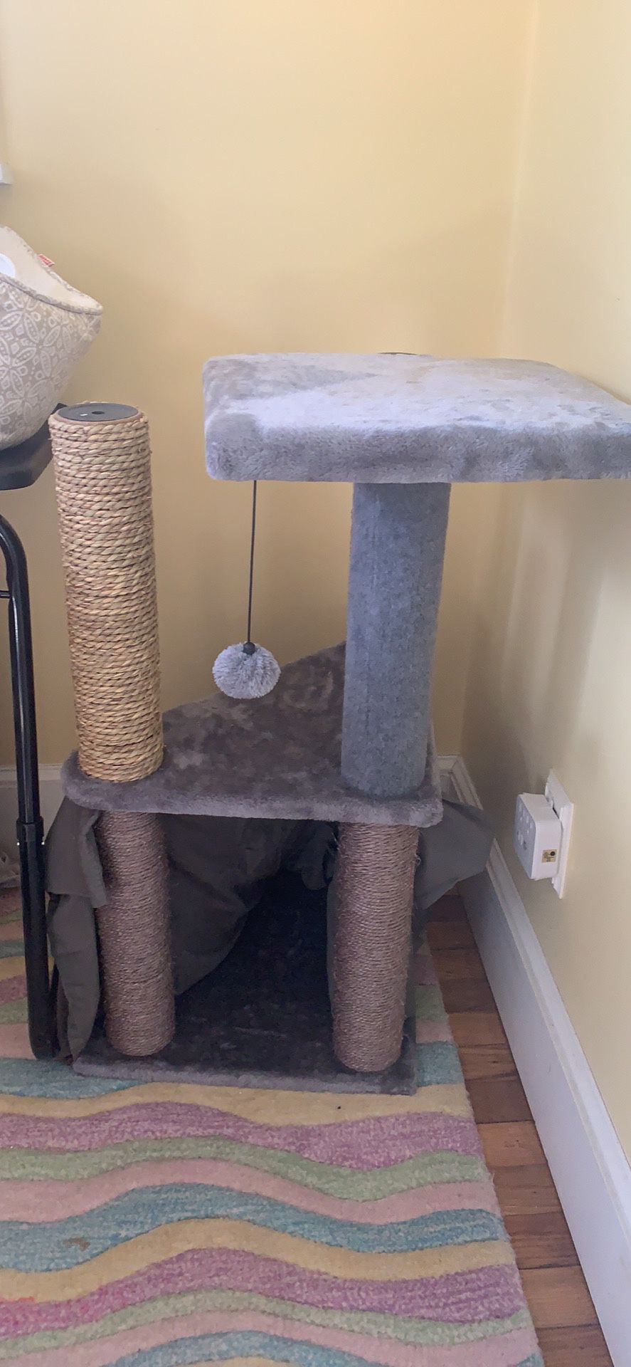Cat play area brand new cat never touched it