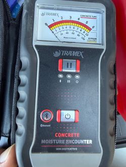 Tramex concrete meter