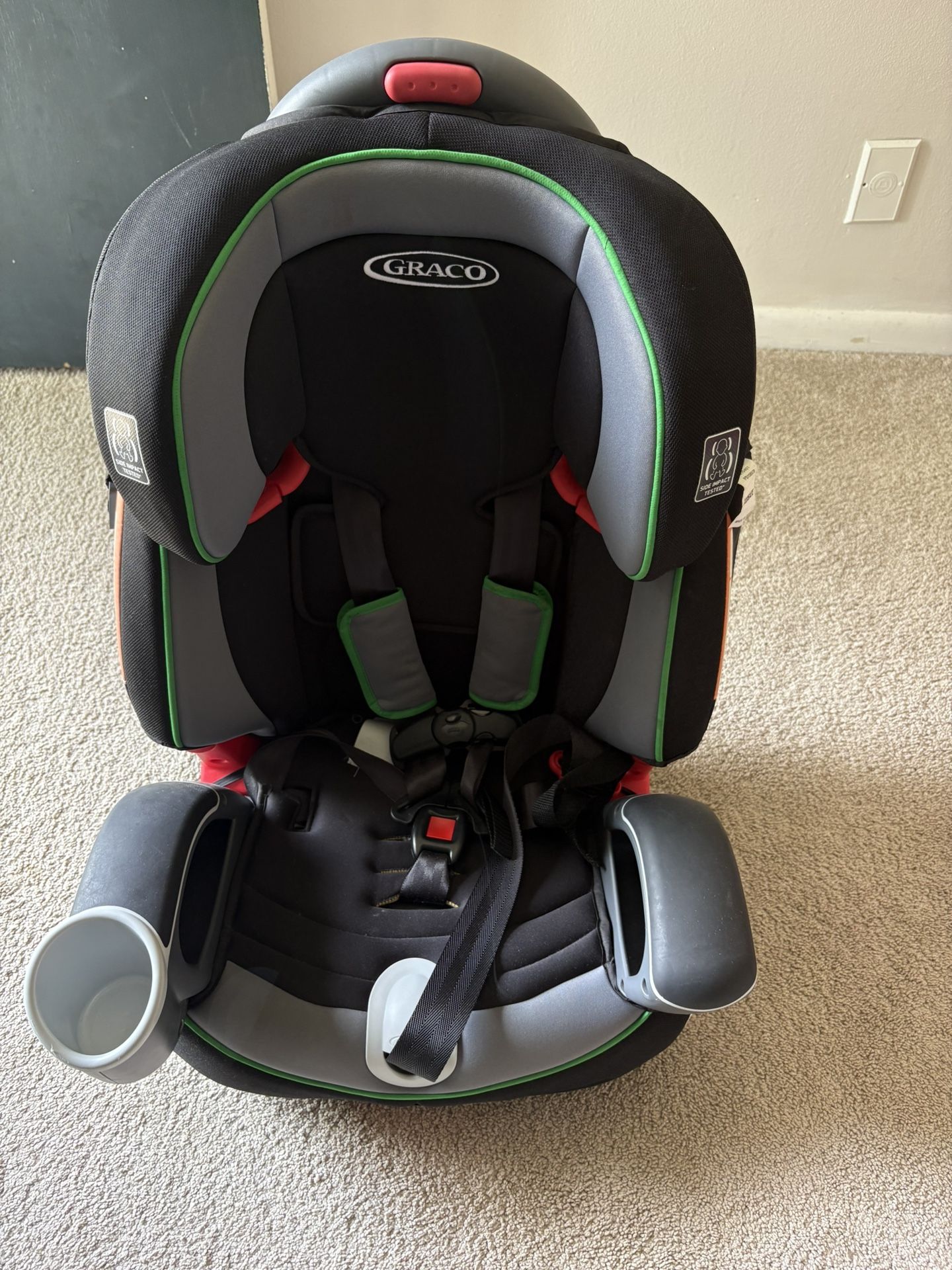 Graco Nautilus 65 3-in-1 Harness Booster Car Seat – Fern Color