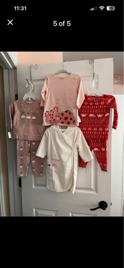 New 12- months old baby girl new clothes $30 for 4 pieces