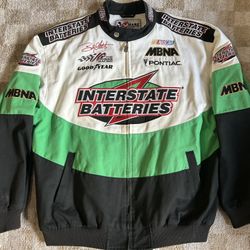 Chase Authentics Bobby Labonte #18 Interstate Batteries NASCAR Racing Jacket L