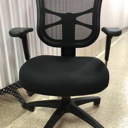 Alera Elusion Series Mesh Mid-Back Swivel Tilt Chair, Black (3 Available)
