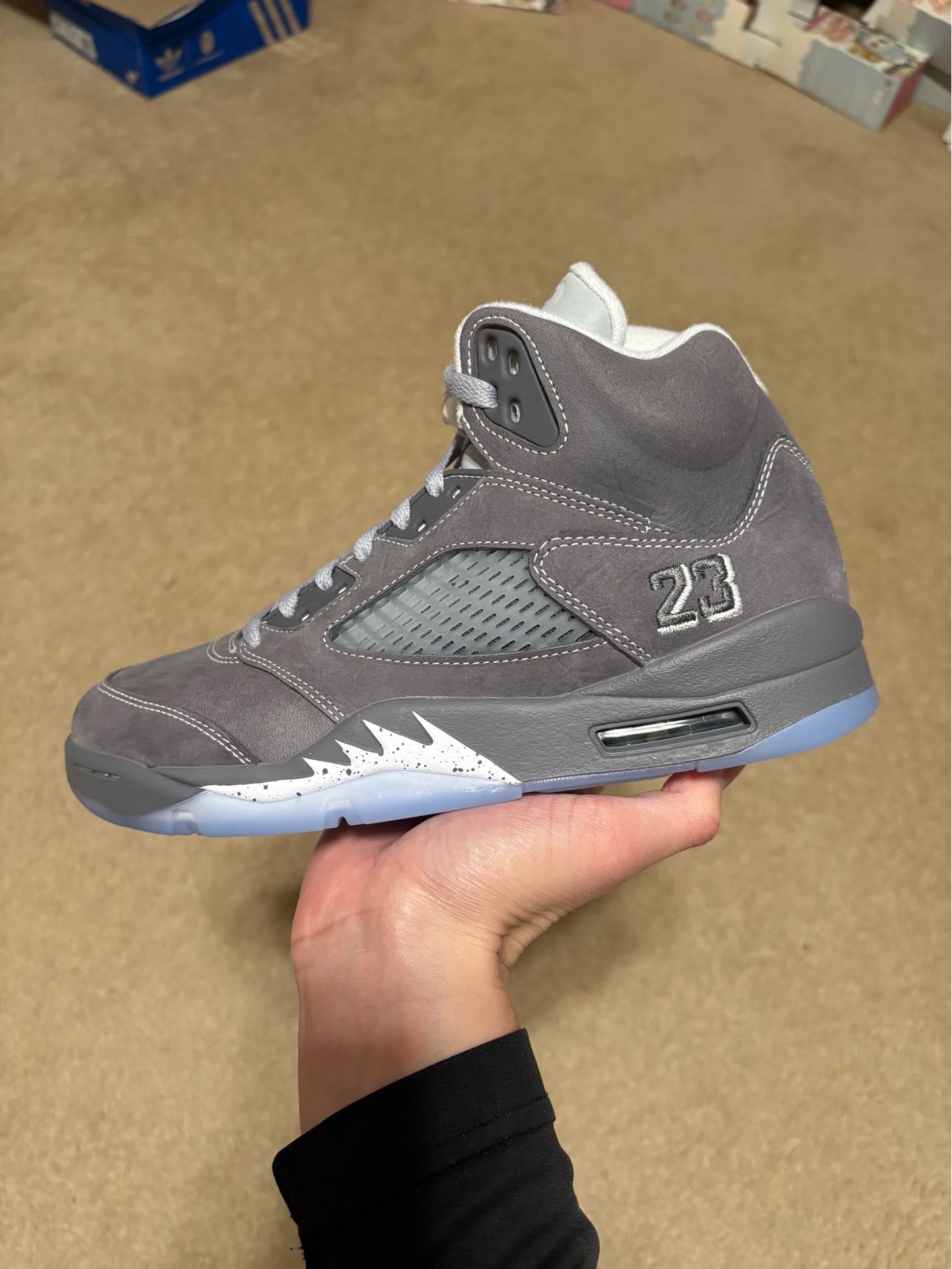 Size 10,10.5,11 - Air Jordan 5 Wolf Grey 2026