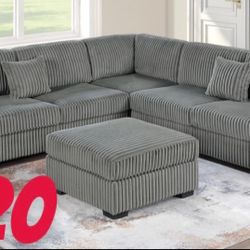 Sectional Couch With USB Charging