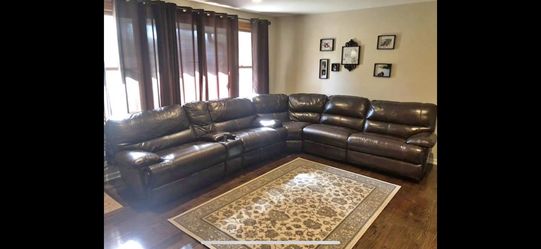 Power Reclining Sectional Couch