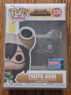 Funko Pop! Animation: My Hero Academia - Tsuyu Asui #374 Vinyl Figure 2021 Fall