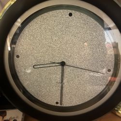 VINTAGE POSTMODERN WALL CLOCK , JAPAN 1980S Works Great