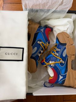 Little kids Gucci Flashtrek Sneakers Blue Multicolor