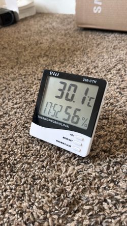 Digital Thermo Hygrometer Clock