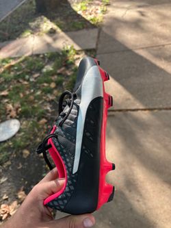 Nike Soccer Cleats Black Pink Silver