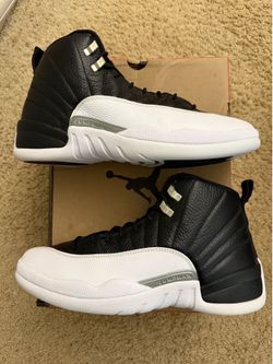 Size 12 (Pre owned, comes with original box) - 2022 Air Jordan 12 retro playoff