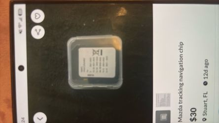 Mazda tracking navigation chip