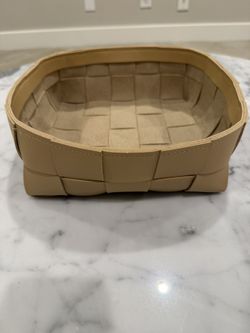 Beige Catch-All Basket 