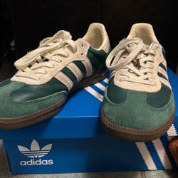 Adidas Samba OG green cream 9M 10.5W
