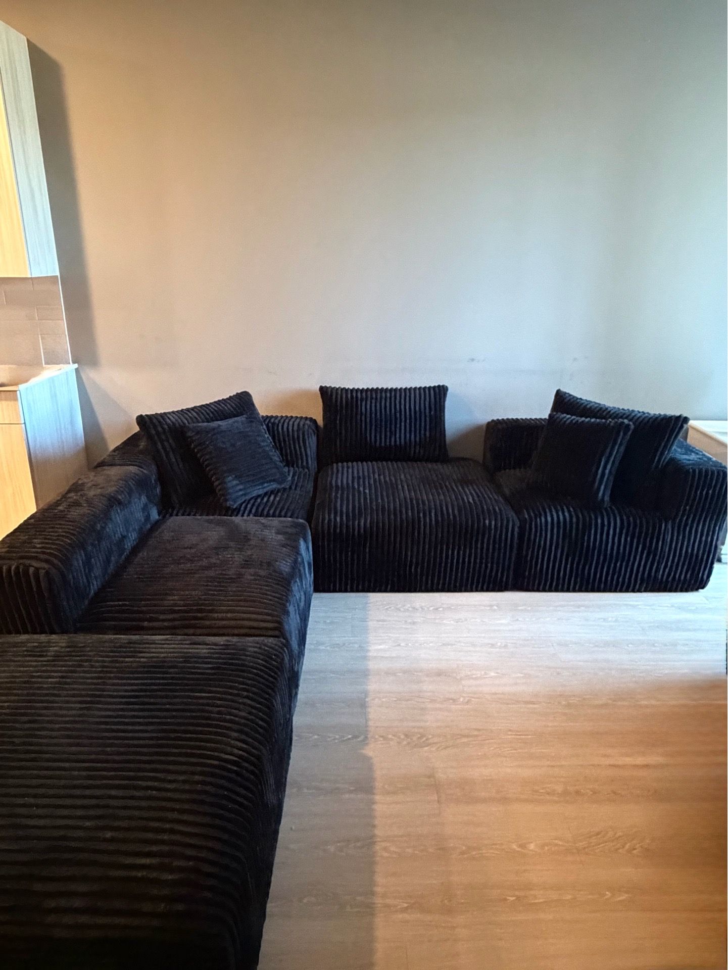 Black couch