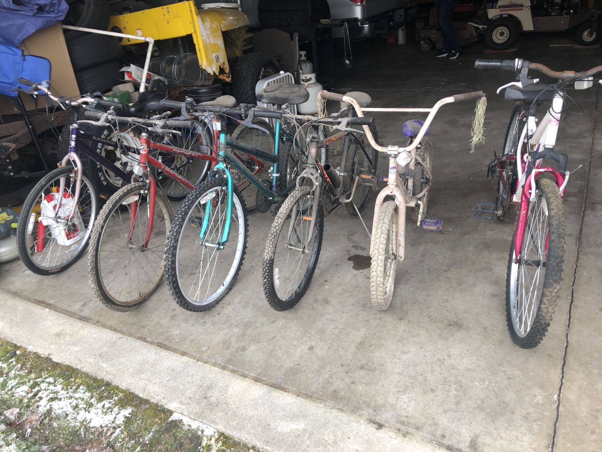 Variety Of Bikes