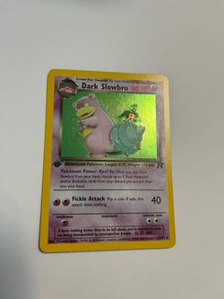 Dark Slowbro Holo Pokémon Card 12/82