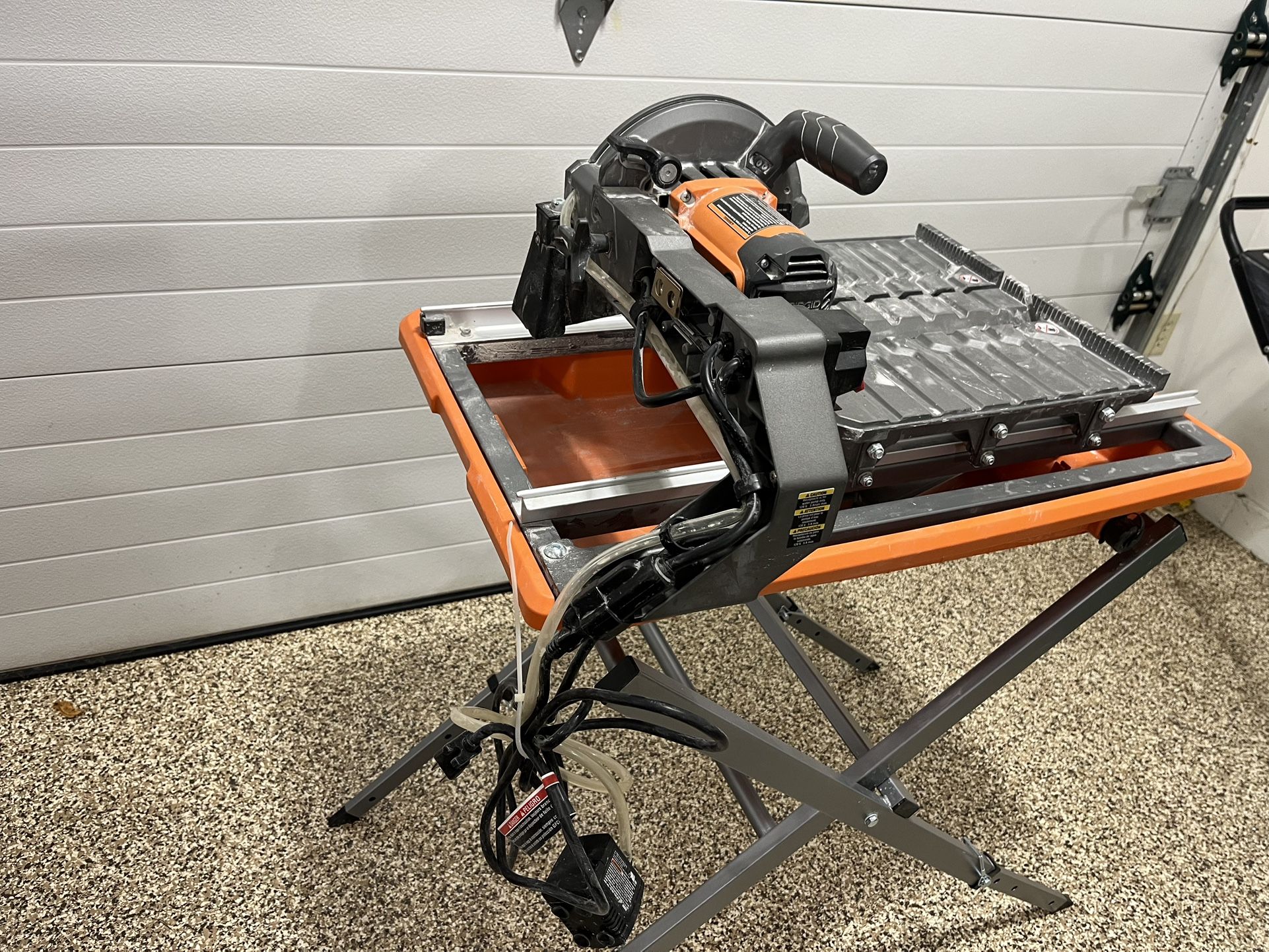 Rigid 7” Wet Tile Saw - Used For One Small Tile Job