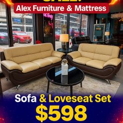 Modern Sofa & Loveseat On Sale For Black Friday Now!! 