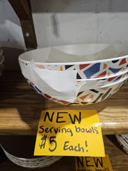 Brand New Serving Bowls
