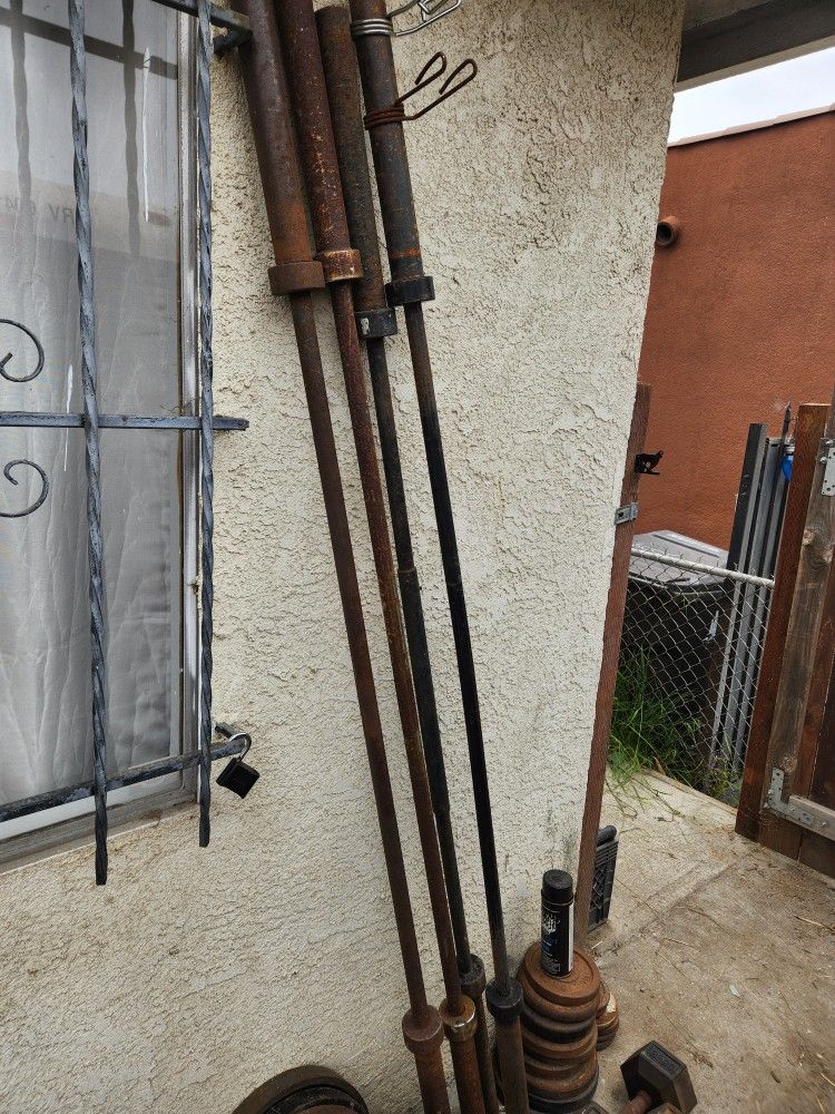 7ft Olympic Barbells Heavy Duty Bars Gym Weight Bench Press Squat $30 Each