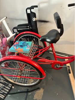 adult trike with basket