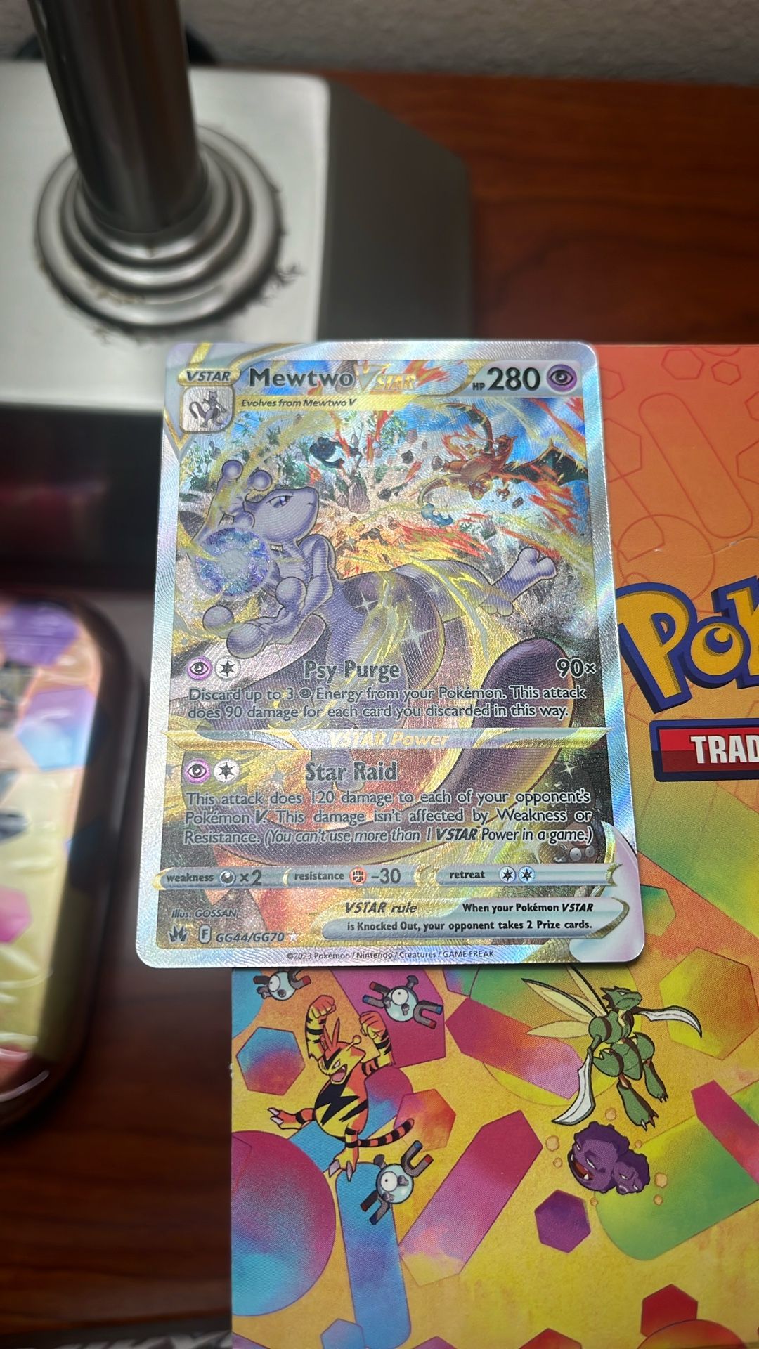 Pokemon Card! Mewtwo V Star GG44/GG70