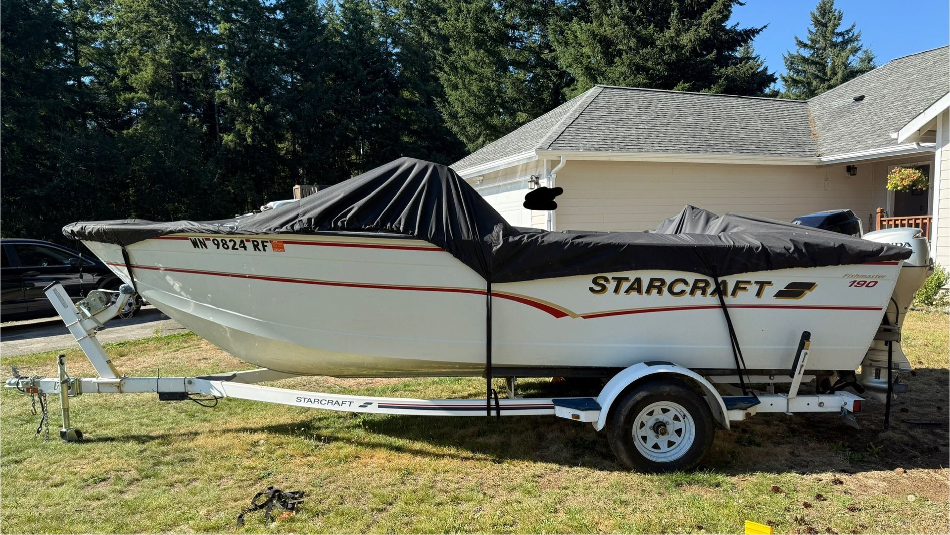 1997 Aluminum StarCraft Fishing Boat 19ft