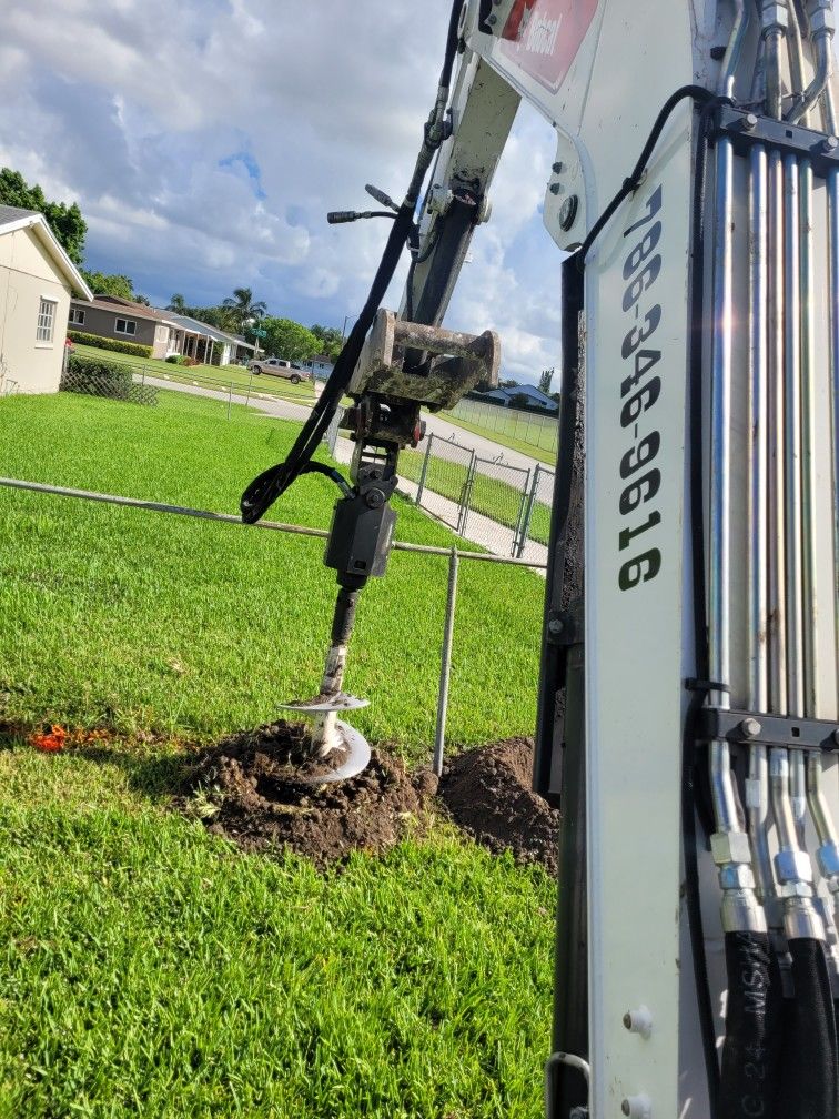 Fence Post Holes