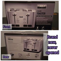 BELLA Pro series 4-slice toaster