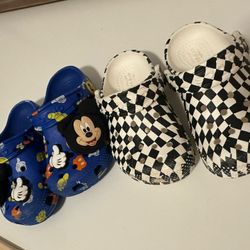 2 Pairs Toddler Crocs 7