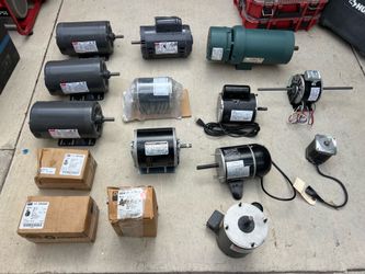 15 commercial motors All diferent prices starting at $50 to $300