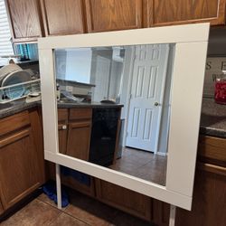 White Mirror For Dresser