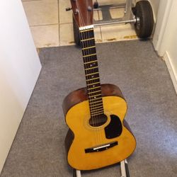 Guitar With Pedestal 