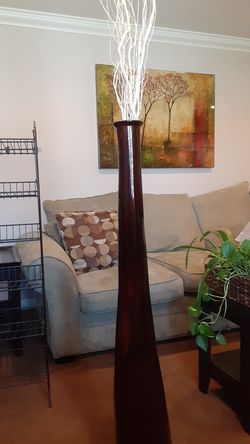 Tall decorative vase