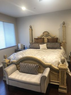 Gorgeous designer King bedroom set for sale!