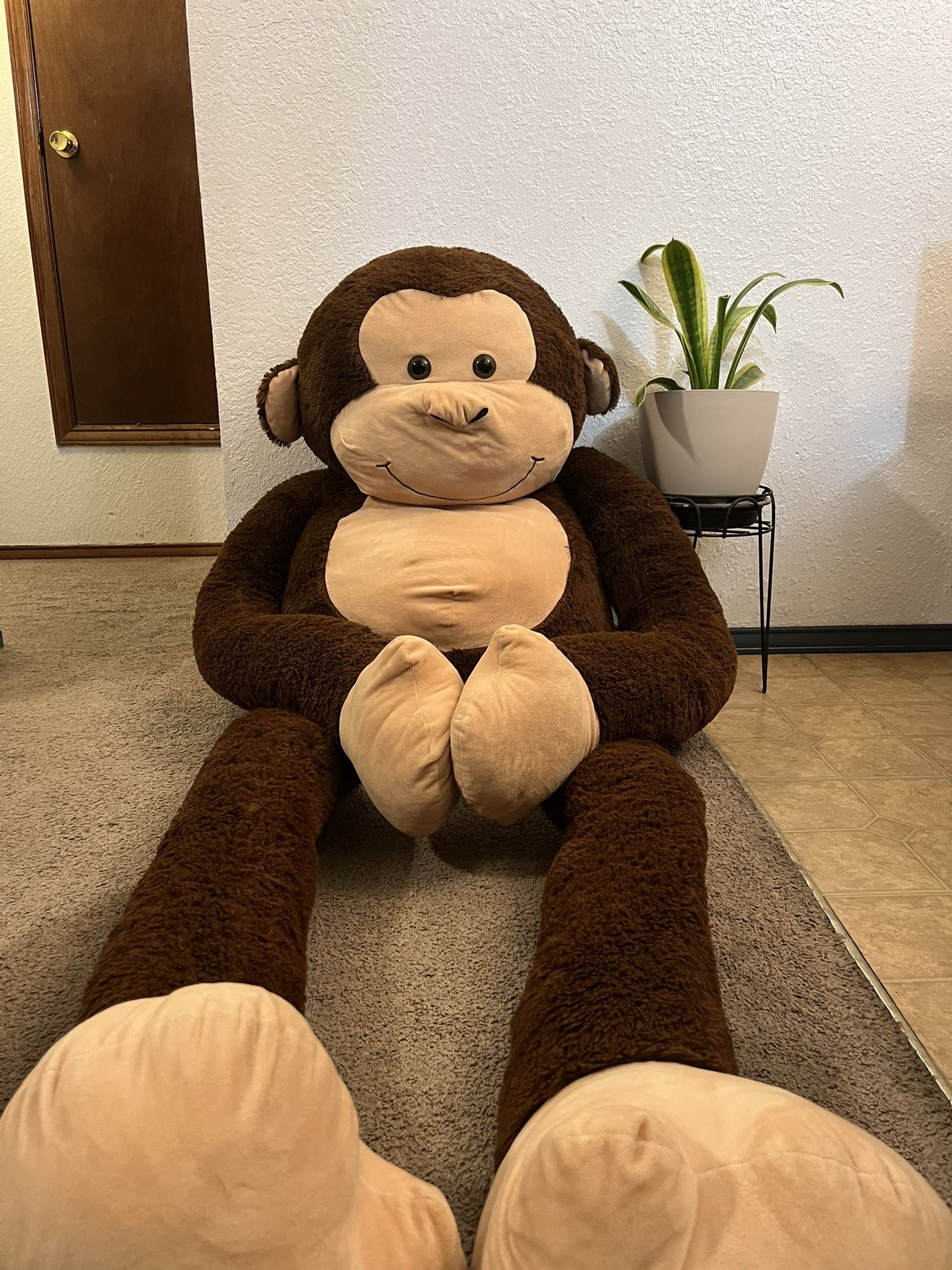 6 ft Monkey Plushie 