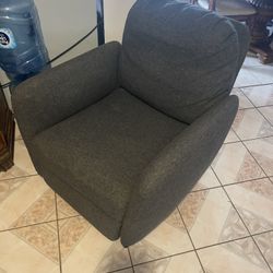 Dark Grayish/blue Recliner 