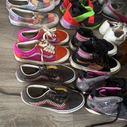 Back to school Assorted Tennis Shoes Vans, Nike, Tommy, juicy Couture , puma $15-$20 All For $200, Pride Vans Couple(LGBT) $35  For Both