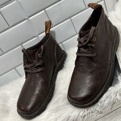 Doc Marten Sussex Ankle Boots unisex Brown Leather Airwair Bounce men 9 women10