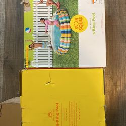 2-Inflatable 5.5 Foot 3 Ring Pool