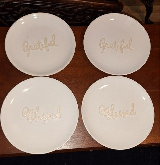 Blessed Or Grateful Plates
