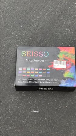 SEISSO - 150g Mica Powder - 15 Colors Epoxy Resin Pigment - Shimmery Pigment Powder for Slime, Paint, Soap Making, Nail Polish, Epoxy Resin, Candle Ma