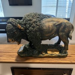 Buffalo Trace Buffalo Statue Brand New