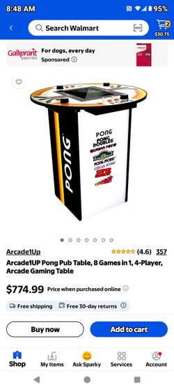 NEW Atari Arcade1up Pong Pub table